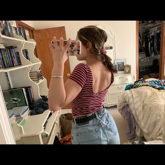 Super cute stripped crop top - Picture 4 of 4